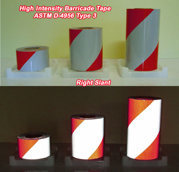 high intensity grade type 3 barricade tape