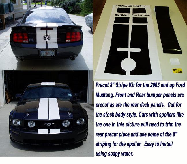 mustang precut stripes