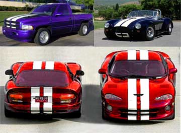 mustang racing stripes