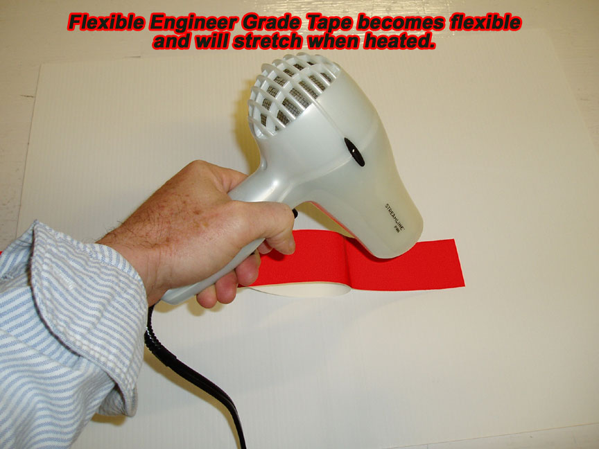 hair dryer engineer grade reflective tape stretch