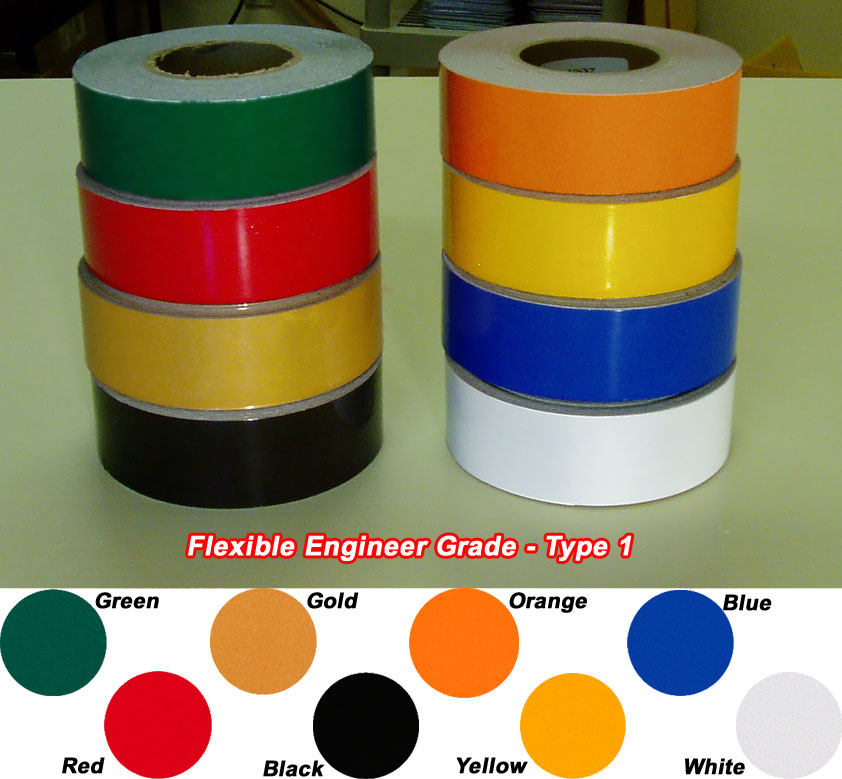 striped reflective tape